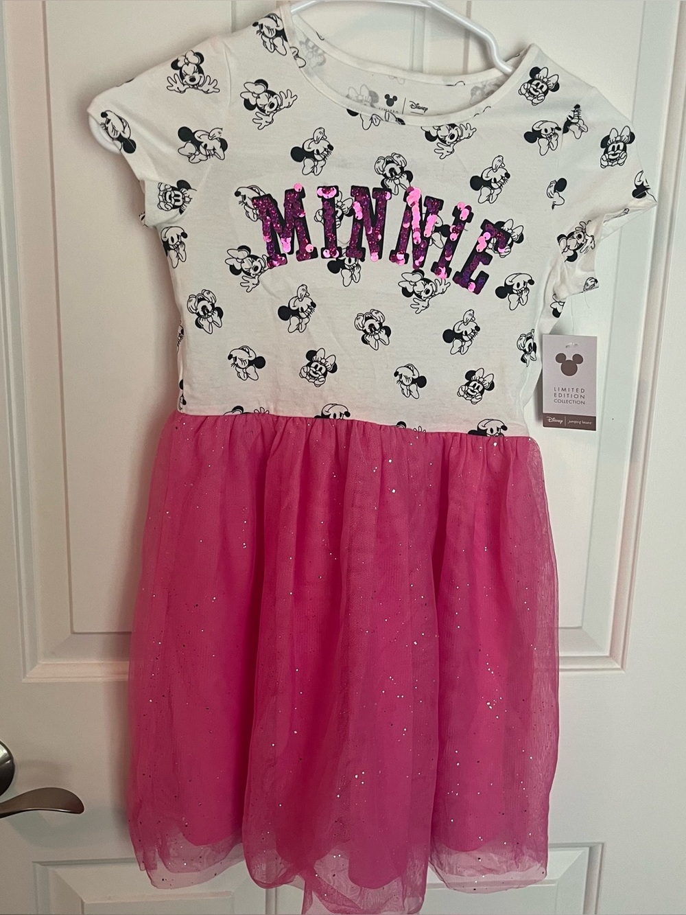 Disney Minnie Girls' Pink Tulle Dress